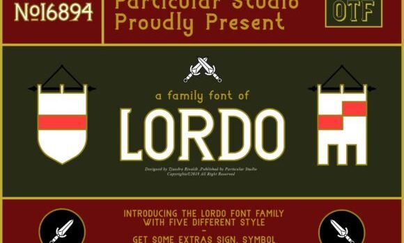 Lordo Family Font - Featured Image