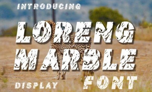 Loreng Marble Font - Featured Image