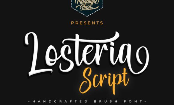 Losteria Script Font - Featured Image