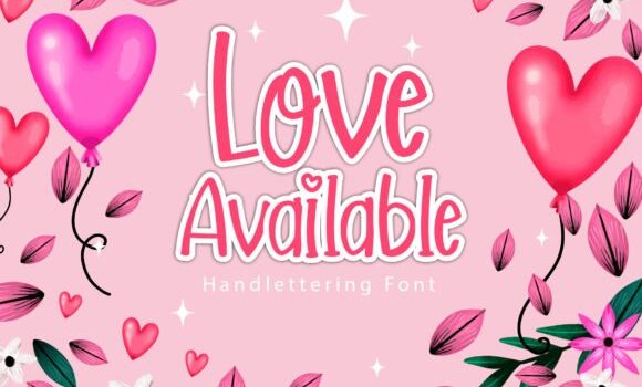 Love Available Font - Featured Image