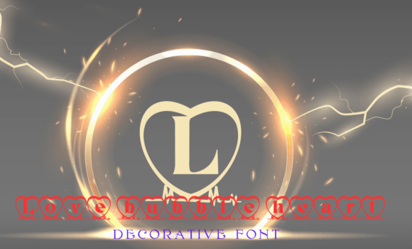 Love Bubble Heart Font - Featured Image
