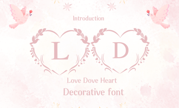 Love Dove Heart Font - Featured Image