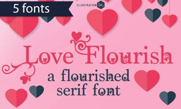 Love Flourish Font Fonts Free Download Love Flourish Font - Featured Image