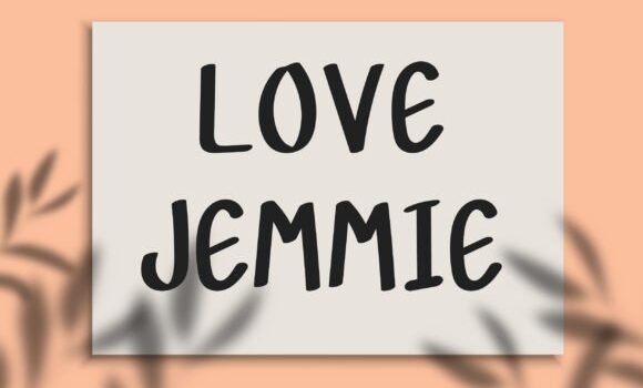 Love Jemmie Font - Featured Image