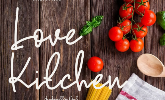 Love Kitchen Font - Featured Image