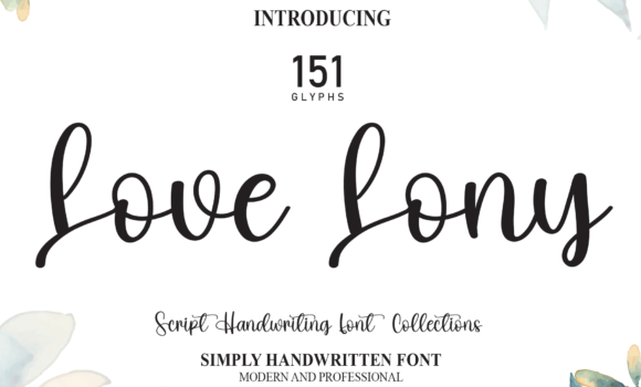 Love Lony Font - Featured Image