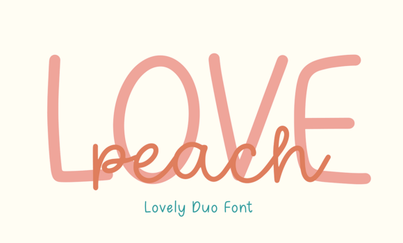 Love Peach Font - Featured Image