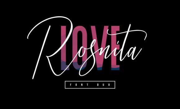 Love Rosnita Duo Font - Featured Image