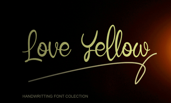 Love Yellow Font - Featured Image