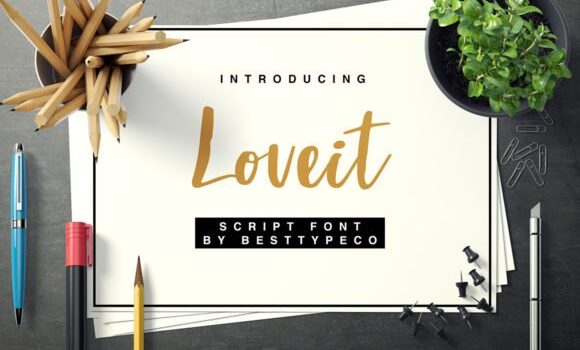 Loveit Font Fonts Free Download Loveit Font - Featured Image