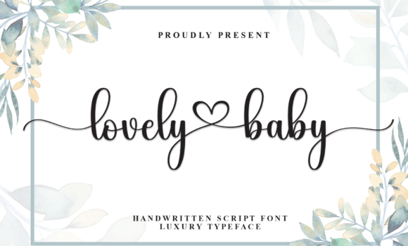 Lovely Baby Font - Featured Image