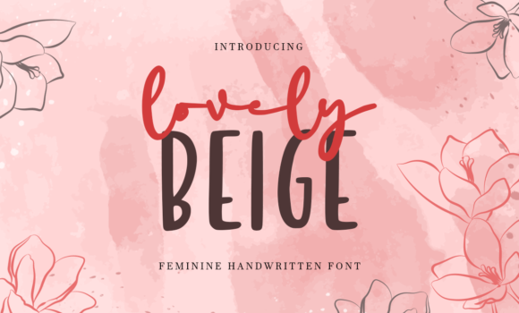 Lovely Beige Font - Featured Image