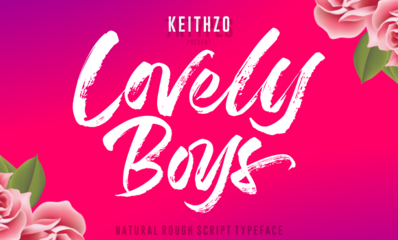 Lovely Boys Font - Featured Image