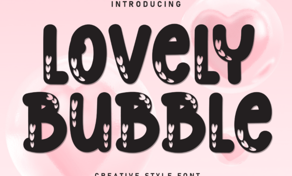 Lovely Bubble Font - Featured Image