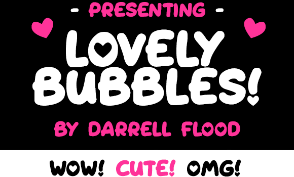 Lovely Bubbles Font - Featured Image