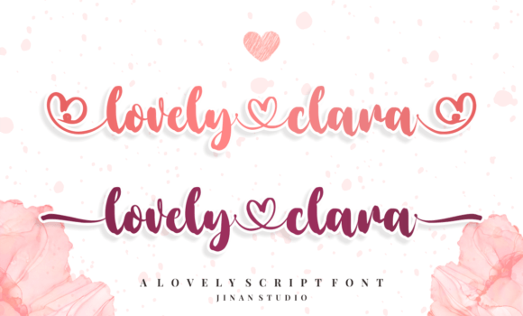 Lovely Clara Font - Featured Image