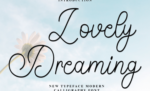 Lovely Dreaming Font - Featured Image