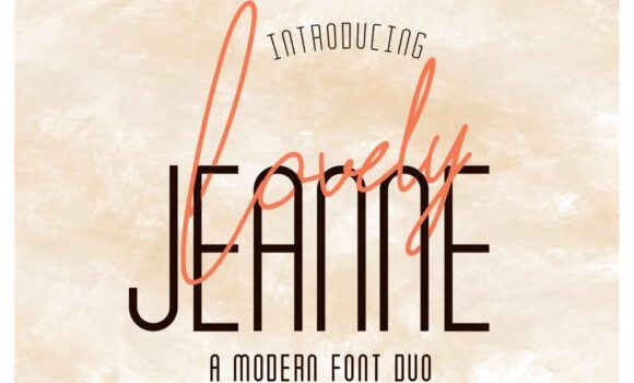 Lovely Jeanne Duo Font - Featured Image