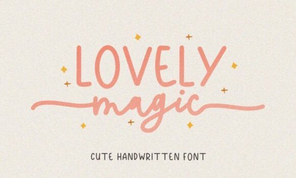 Lovely Magic Font - Featured Image