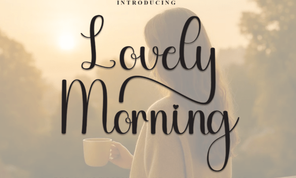 Lovely Morning Font - Featured Image