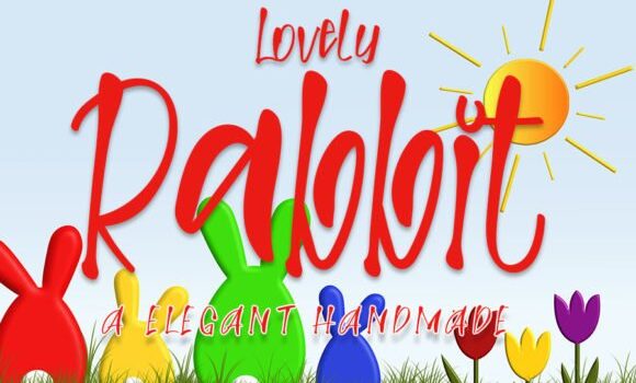 Lovely Rabbit Font - Featured Image