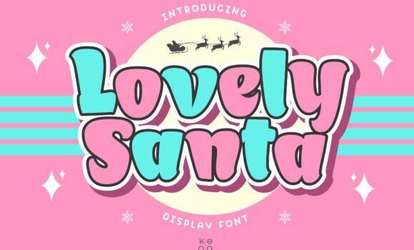 Lovely Santa Font - Featured Image