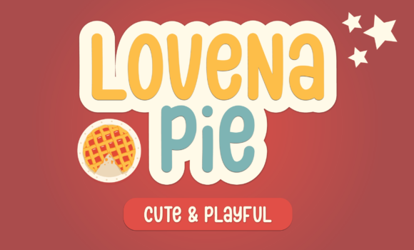 Lovena Pie Font - Featured Image