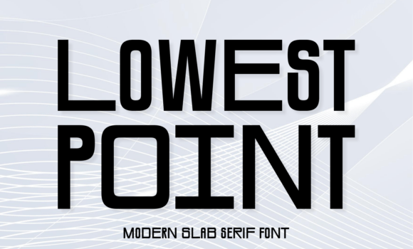 Lowest Point Font - Featured Image