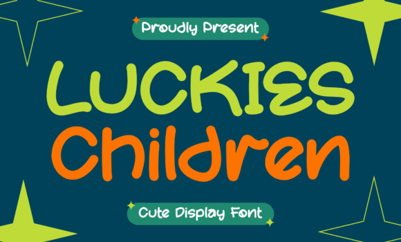 Luckies Children Font - Featured Image
