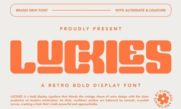 Luckies Font - Featured Image