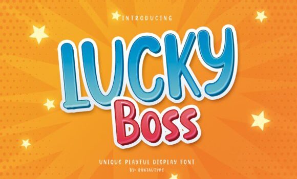 Lucky Boss Font - Featured Image