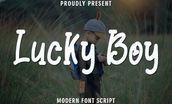 Lucky Boy Font - Featured Image