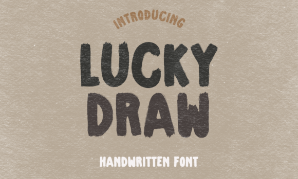 Lucky Draw Font Fonts Free Download Lucky Draw Font - Featured Image