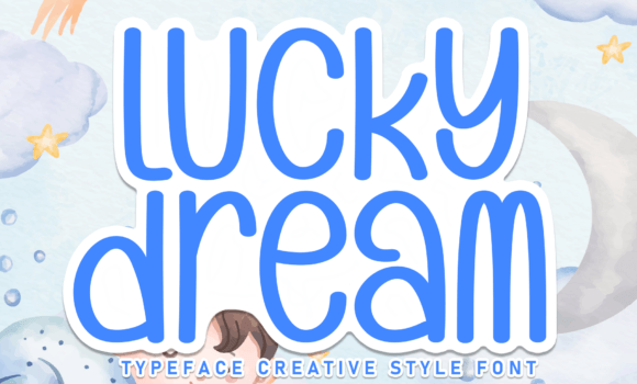 Lucky Dream Font Fonts Free Download Lucky Dream Font - Featured Image