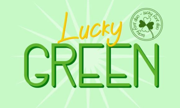Lucky Green Duo Font Fonts Free Download Lucky Green Duo Font - Featured Image