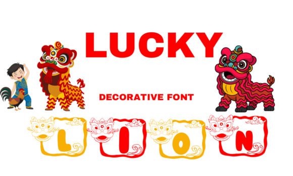 Lucky Lion Font - Featured Image