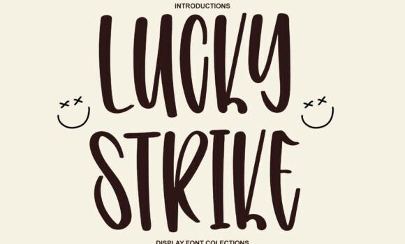 Lucky Strike Font - Featured Image