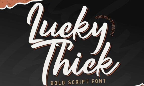 Lucky Thick Font Fonts Free Download Lucky Thick Font - Featured Image