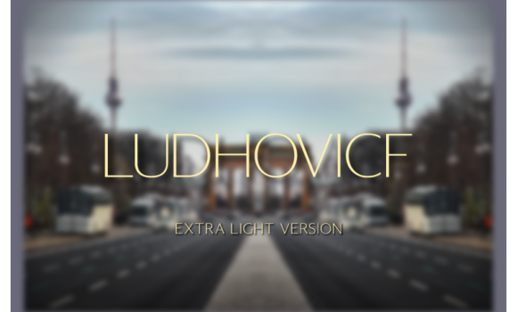 Ludhovicf Extra Light Font - Featured Image