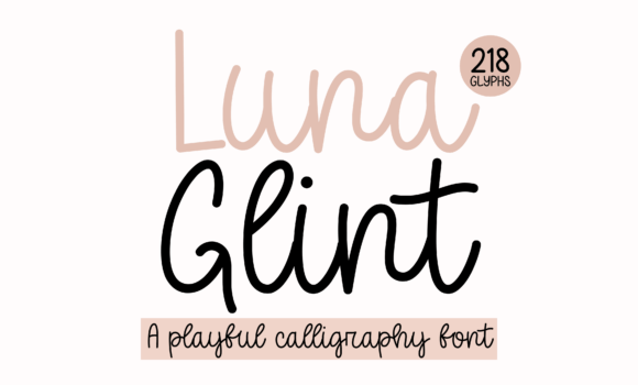 Luna Glint Font Fonts Free Download Luna Glint Font - Featured Image