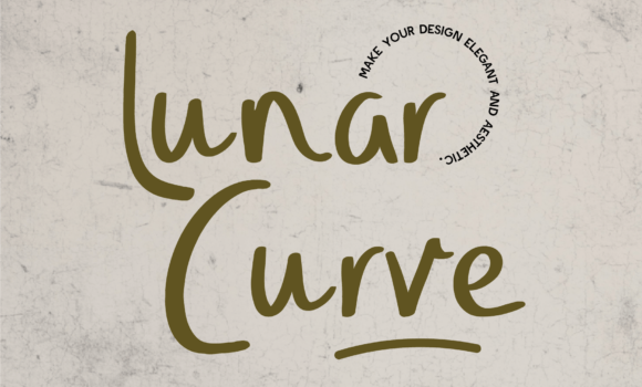 Lunar Curve Font - Featured Image