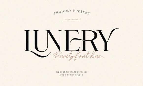 Lunery Purity Font - Featured Image