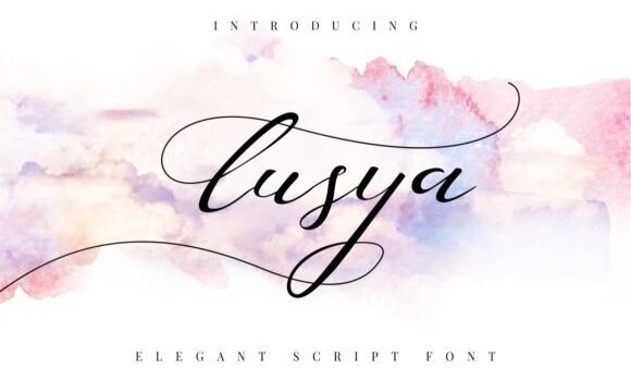 Lusya Font - Featured Image