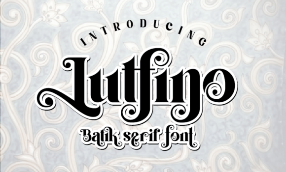 Lutfino Font - Featured Image