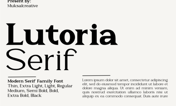 Lutoria Serif Font Fonts Free Download Lutoria Serif Font - Featured Image