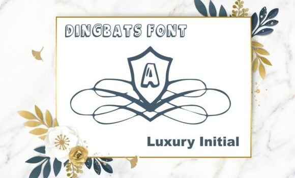 Luxury Initial Font - Featured Image