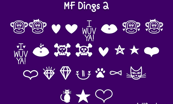 MF Dings 2 Font - Featured Image