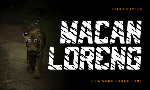 Macan Loreng Font Fonts Free Download Macan Loreng Font - Featured Image
