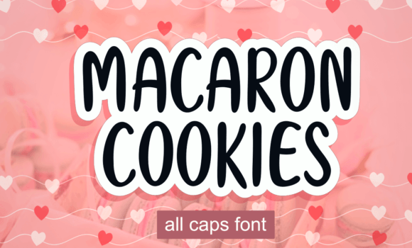 Macaron Cookies Font - Featured Image