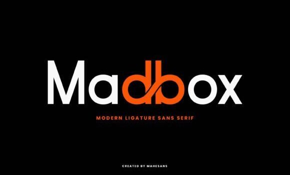 Madbox Font - Featured Image